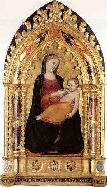 Niccolo di Pietro Gerini Madonna and Child oil painting image